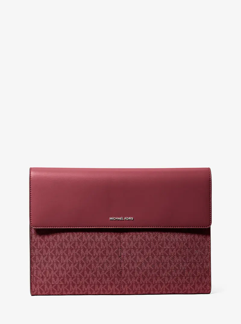 MK Custodia per laptop Jet Set con logo - Rosso - Michael Kors