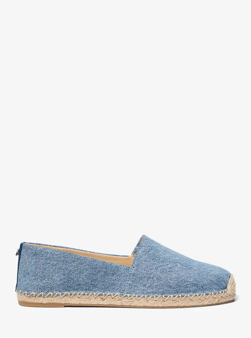 MK Espadrilla Kenzie in denim - Bianco - Michael Kors miniatura 3