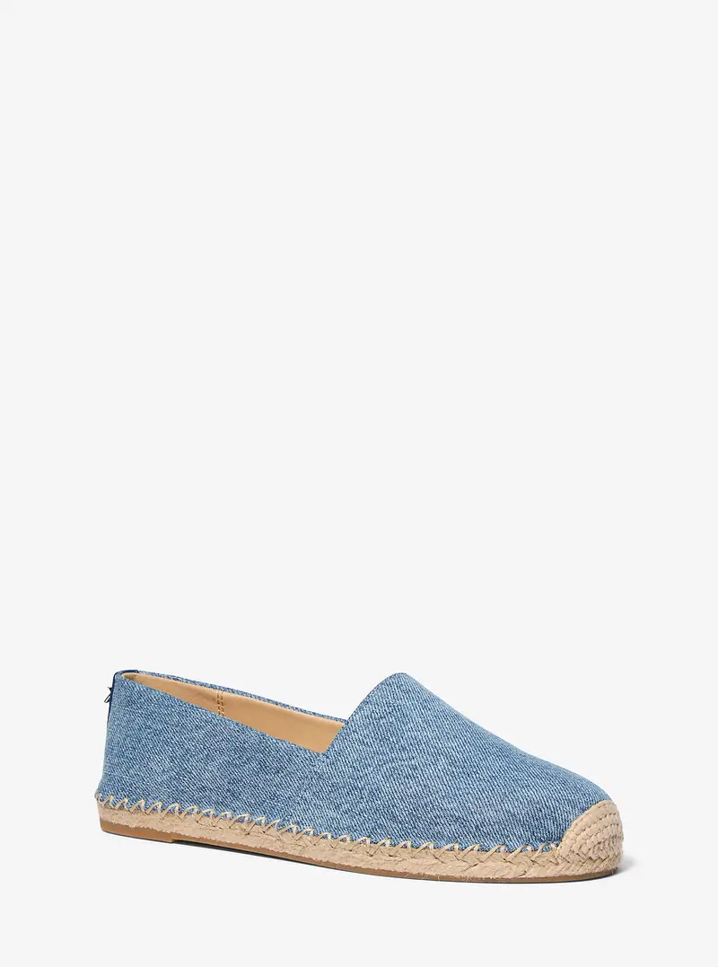 MK Espadrilla Kenzie in denim - Bianco - Michael Kors