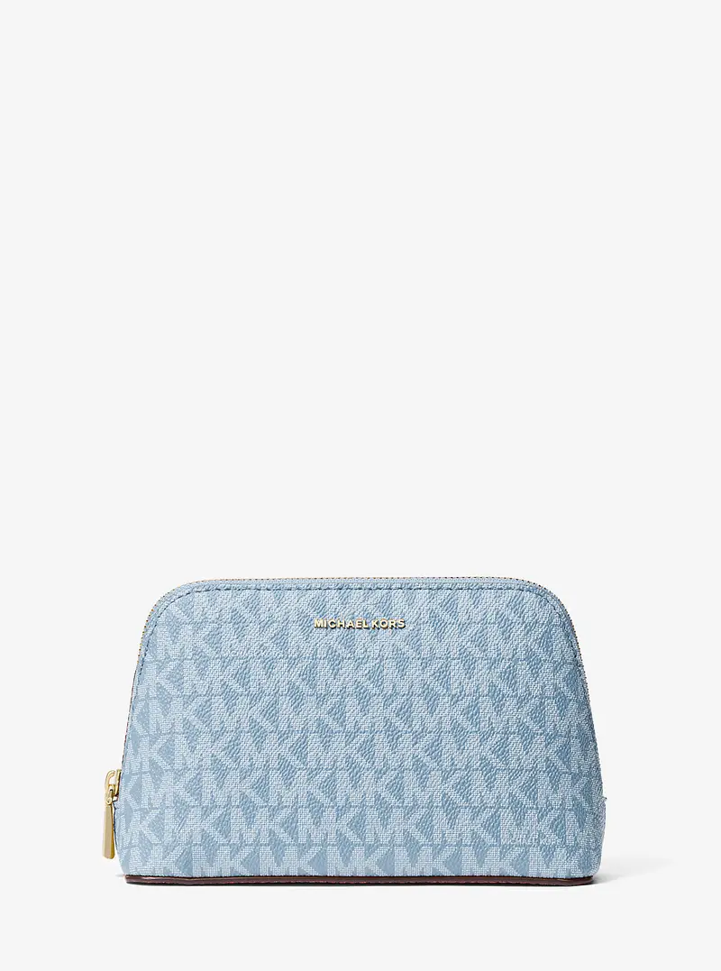 MK Kit da viaggio Jet Set piccolo con logo - Blu - Michael Kors