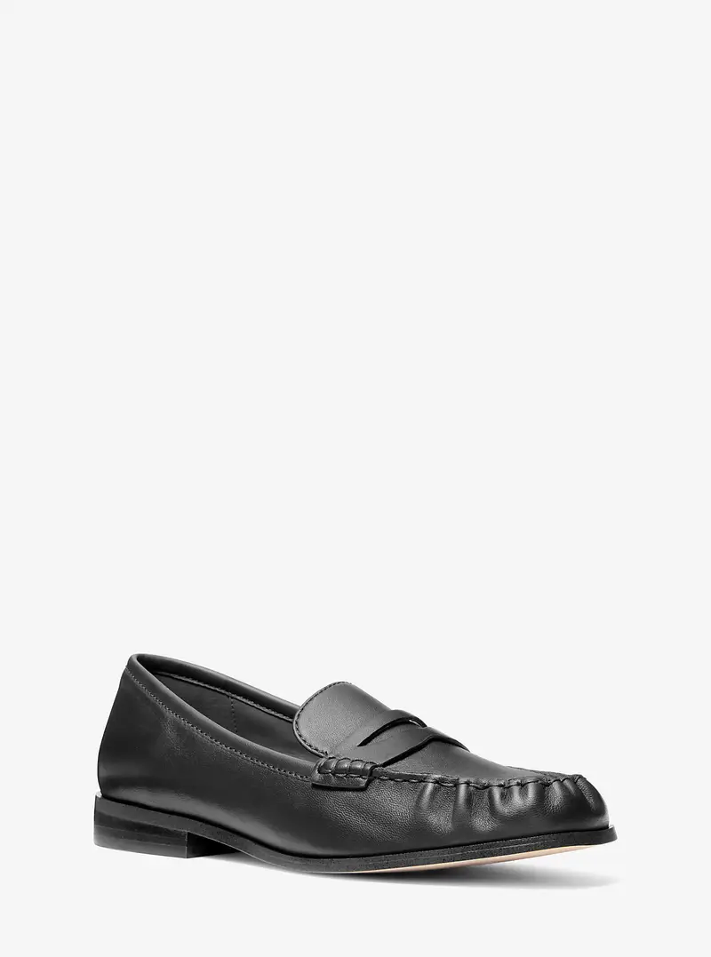 MK Loafer Carlson in pelle - Nero - Michael Kors