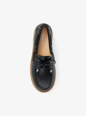MK Loafer Kenny in pelle - Nero - Michael Kors miniatura 3