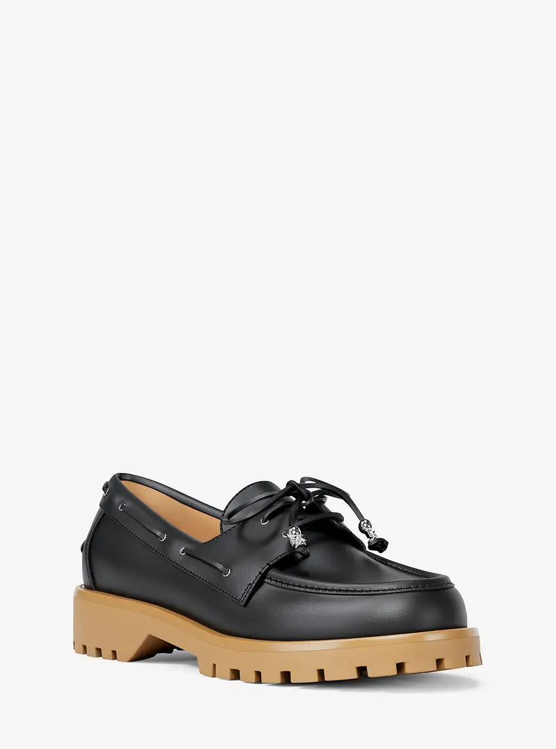 MK Loafer Kenny in pelle - Nero - Michael Kors