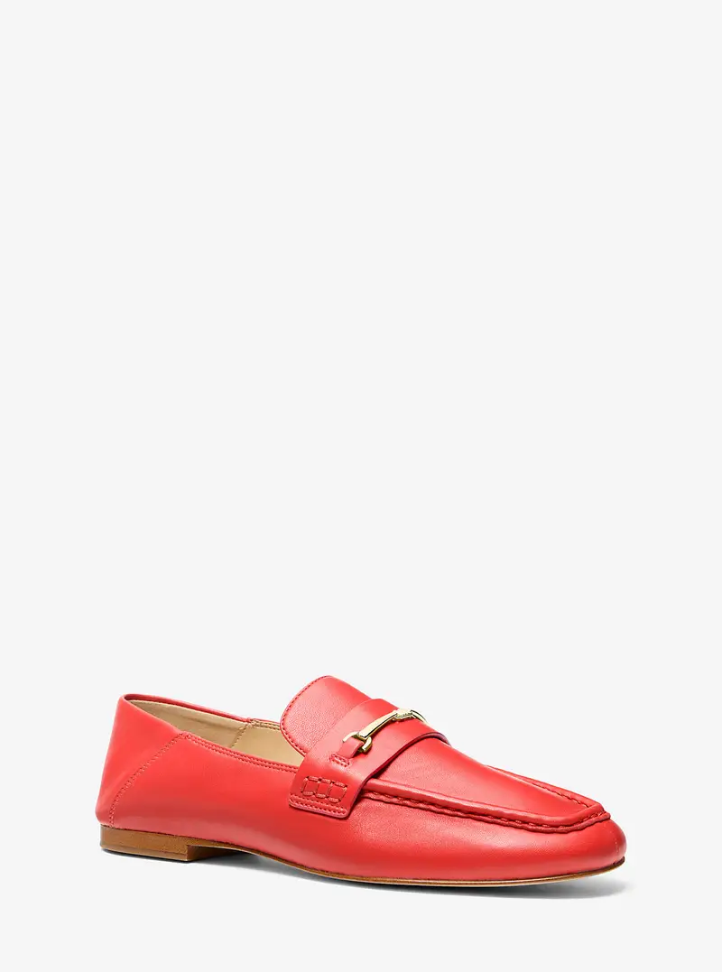 MK Loafer Lena in pelle - Rosso - Michael Kors