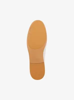 MK Loafer Lex in pelle con logo - Naturale - Michael Kors miniatura 2