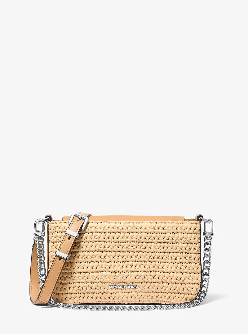 MK Pochette convertibile Bryant piccola con finitura crochet - Marrone - Michael Kors