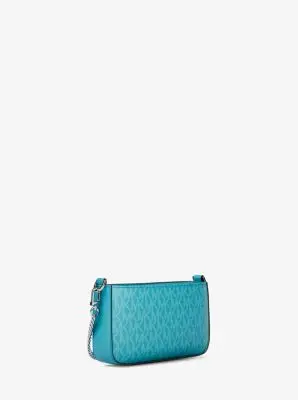 MK Pochette convertibile Bryant piccola con logo - Blu - Michael Kors miniatura 2