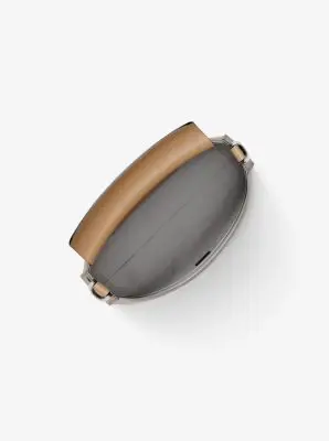 MK Pochette convertibile Bryant piccola con logo - Marrone - Michael Kors miniatura 3