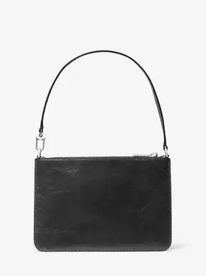 MK Pochette da polso convertibile Jet Set grande Pelle con zip - Nero - Michael Kors miniatura 2