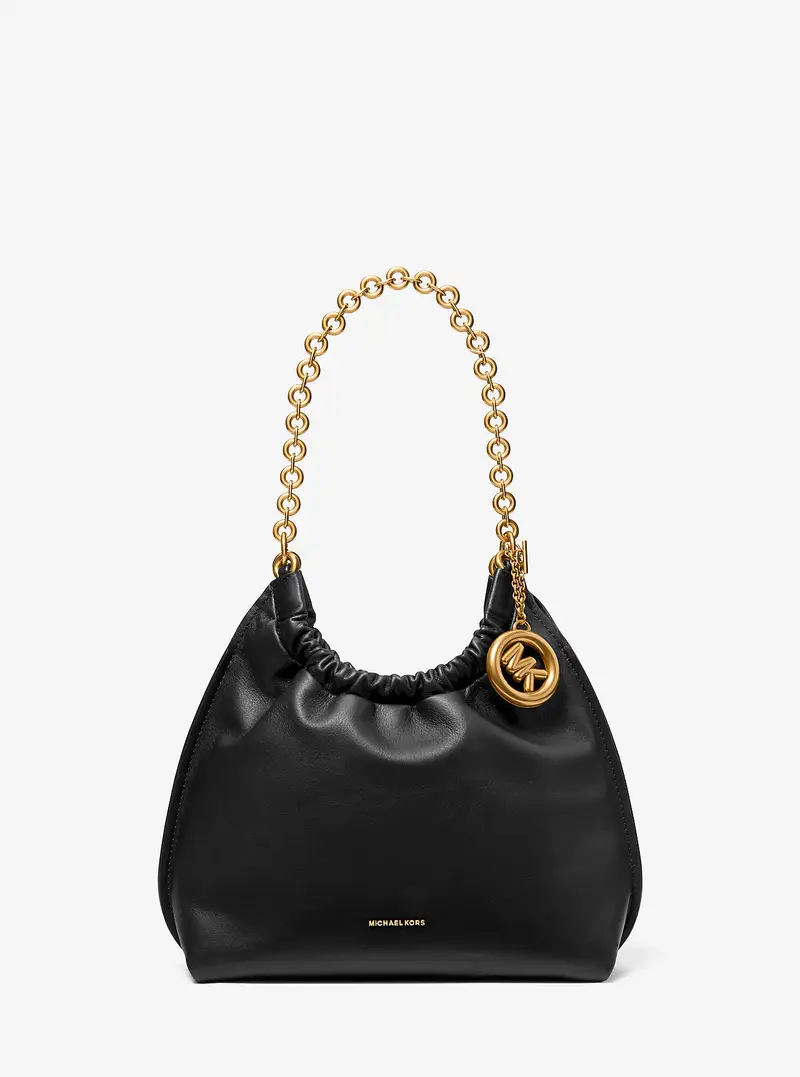 MK Pochette Indie media in pelle - Nero - Michael Kors