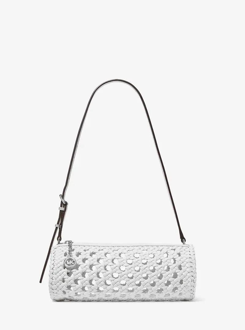 MK Pochette Izzy piccola con finitura crochet - Bianco - Michael Kors