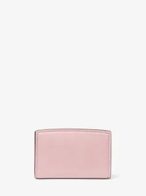 MK Portafoglio Bryant medio in pelle martellata - Rosa - Michael Kors miniatura 2