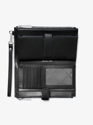 MK Portafoglio per smartphone Adele in pelle - Nero - Michael Kors miniatura 2