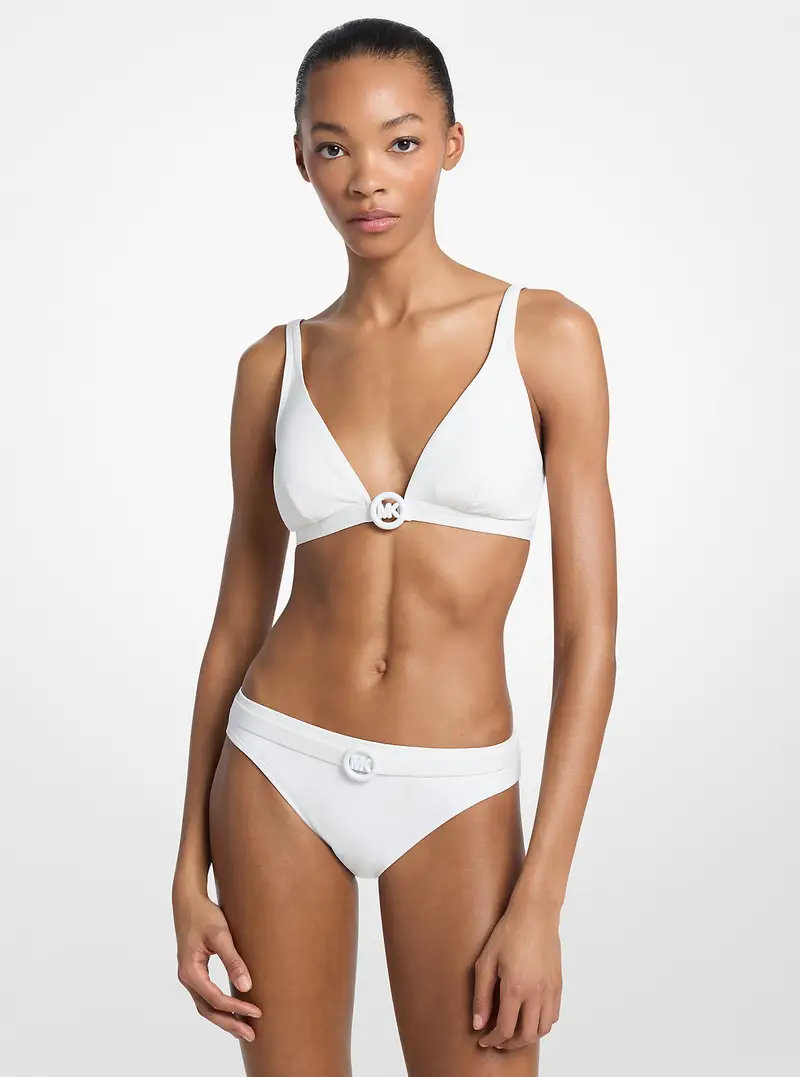MK Reggiseno bikini a triangolo - Bianco - Michael Kors