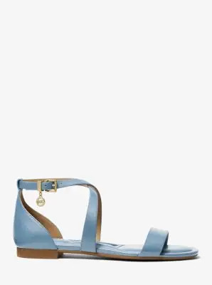 MK Sandalo Alexa Flex in pelle - Blu - Michael Kors miniatura 3