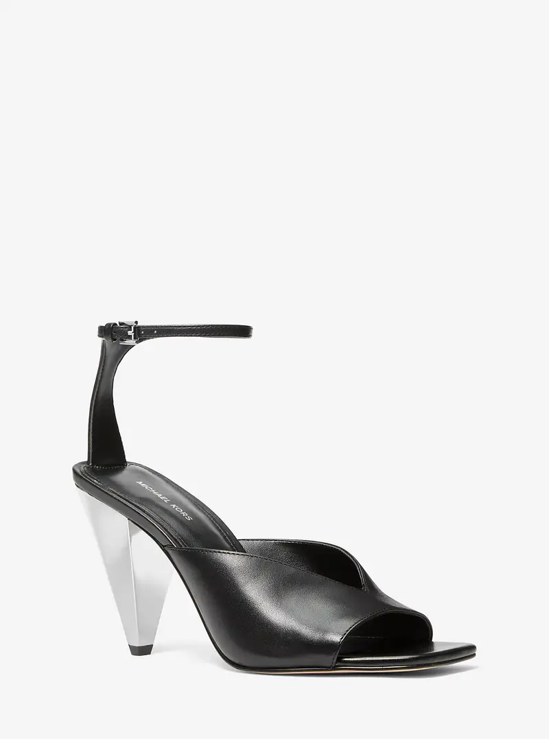 MK Sandalo Electra in Pelle - Nero - Michael Kors