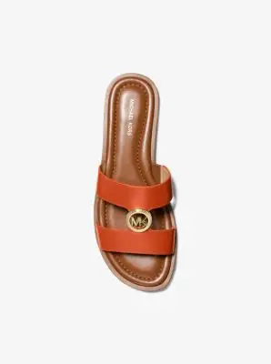 MK Sandalo Erin in pelle - Arancio - Michael Kors miniatura 2
