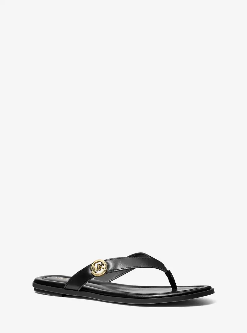 MK Sandalo Erin in pelle - Nero - Michael Kors miniatura 3