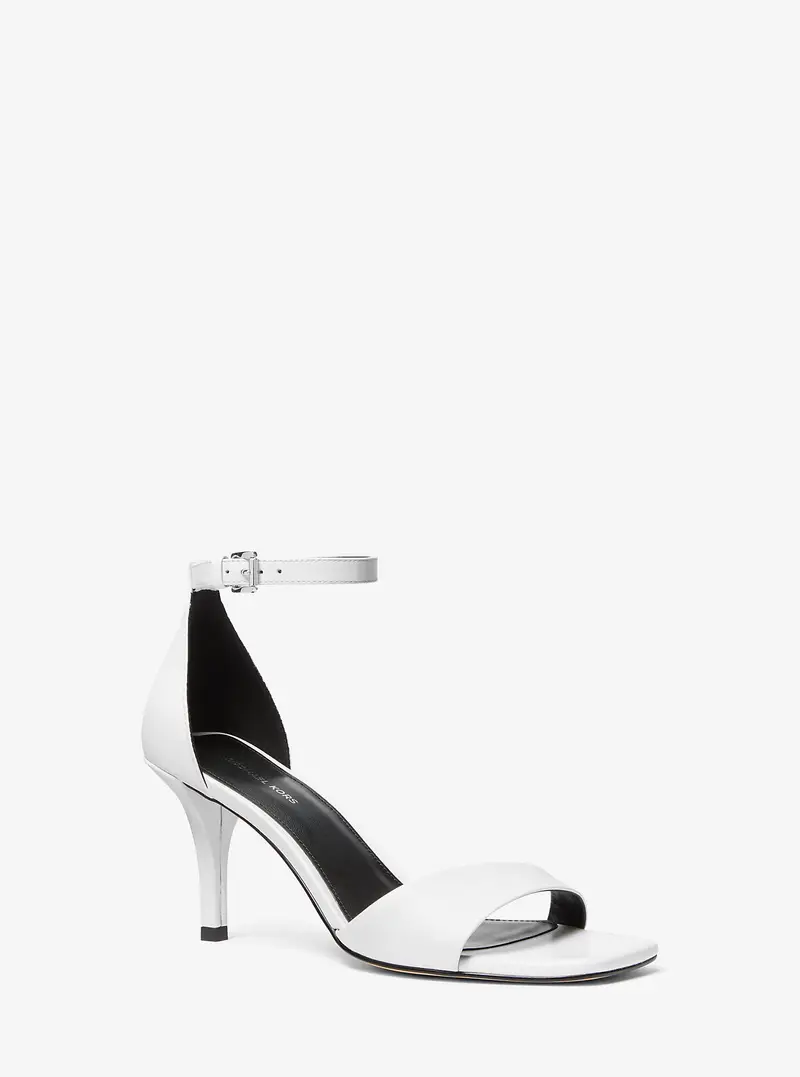 MK Sandalo Jaida in pelle - Bianco - Michael Kors