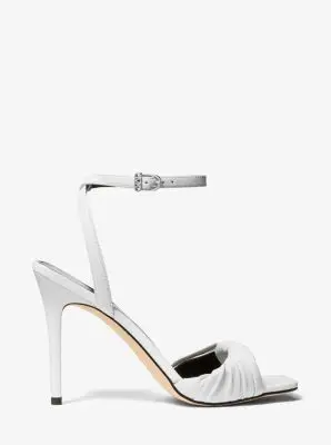 MK Sandalo Kiana in pelle - Bianco - Michael Kors miniatura 2