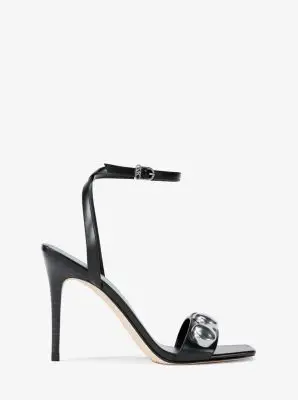 MK Sandalo Liana in pelle con borchie - Nero - Michael Kors miniatura 2