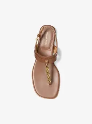 MK Sandalo Marcia in pelle con decorazioni - Marrone - Michael Kors miniatura 2