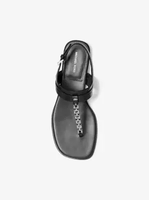 MK Sandalo Marcia in pelle con decorazioni - Nero - Michael Kors miniatura 3