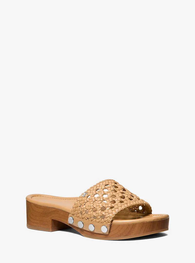 MK Sandalo Mayes intrecciato - Marrone - Michael Kors