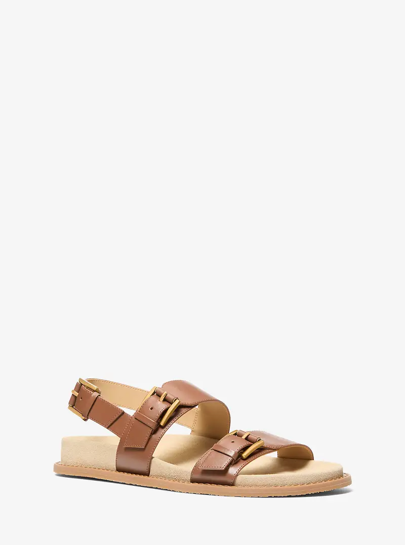 MK Sandalo Nia in pelle - Marrone - Michael Kors