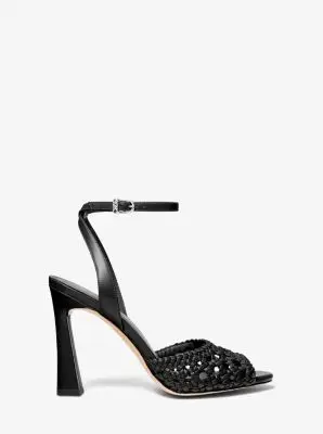 MK Sandalo Rosie intrecciato - Nero - Michael Kors miniatura 2