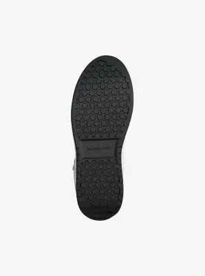 MK Sneaker Dottie in pelle con decorazione e plateau - Nero - Michael Kors miniatura 2