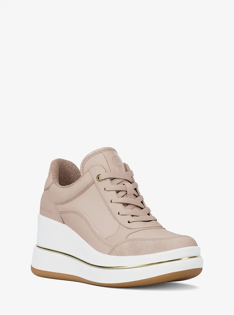 MK Sneaker Emmy in pelle - Rosa - Michael Kors