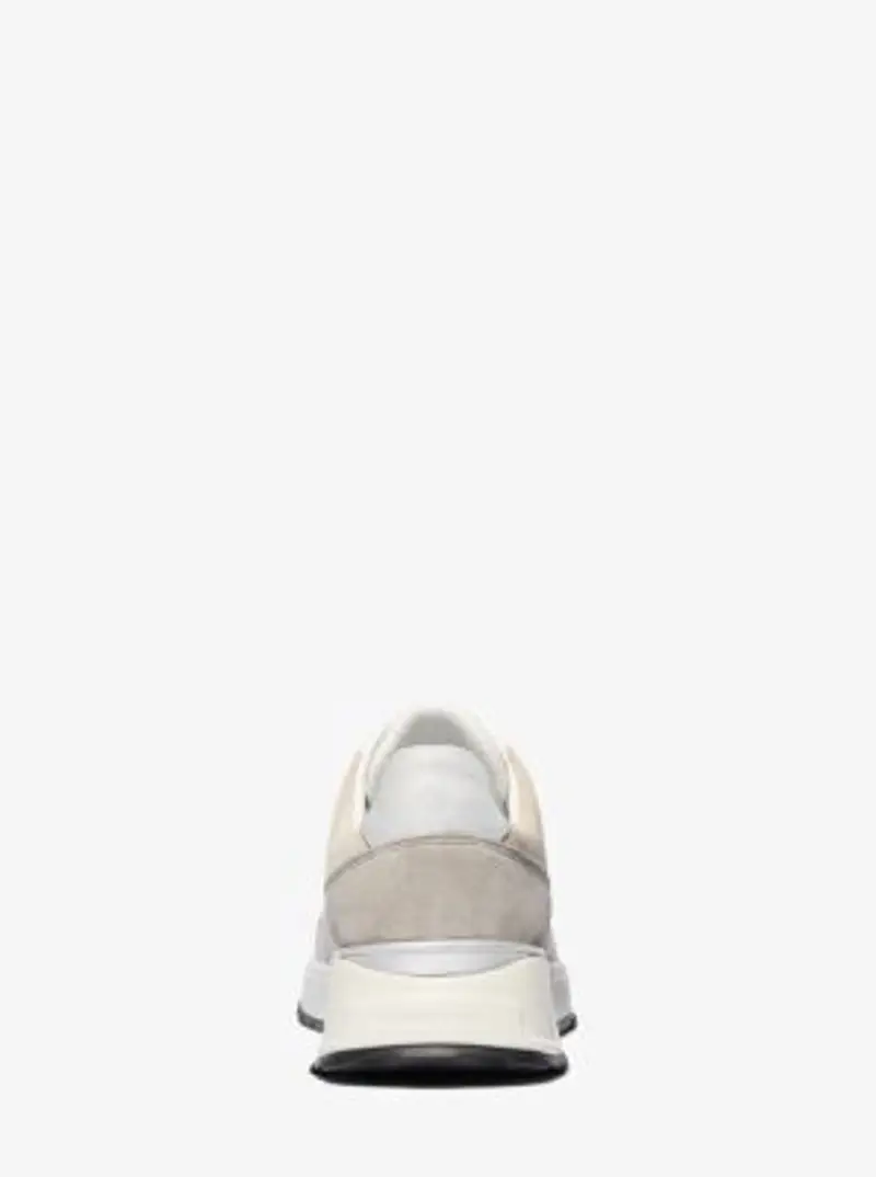 MK Sneaker Jaime in materiale misto - Grigio - Michael Kors miniatura 3