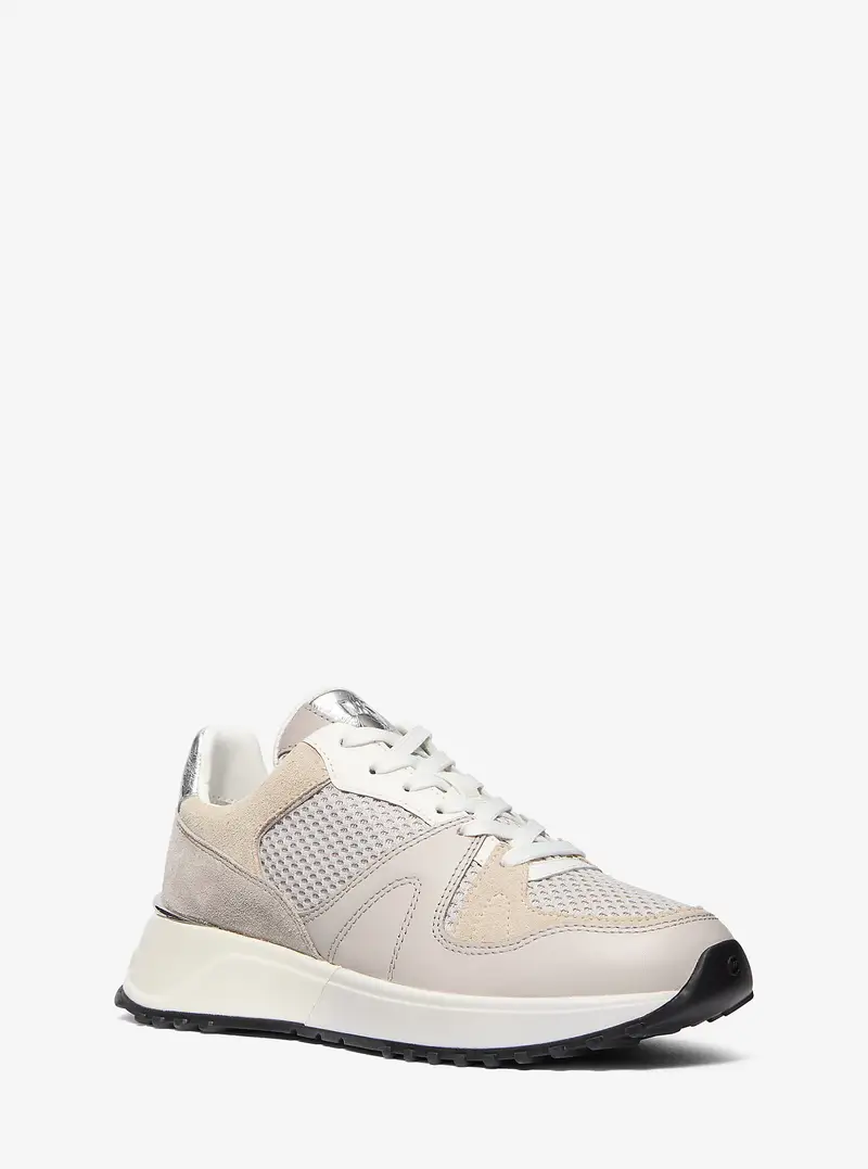 MK Sneaker Jaime in materiale misto - Grigio - Michael Kors