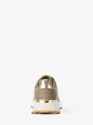 MK Sneaker Jaime in materiale misto - Naturale - Michael Kors miniatura 2