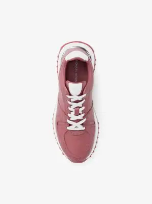 MK Sneaker Jaime in materiale misto - Rosso - Michael Kors miniatura 2