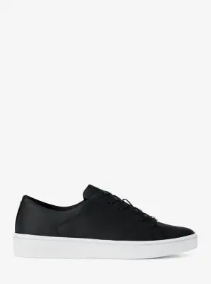 MK Sneaker Keaton in pelle - Nero - Michael Kors miniatura 2