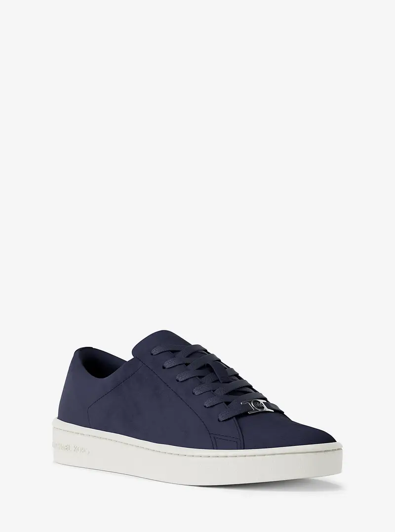 MK Sneaker Keaton in pelle scamosciata - Blu - Michael Kors