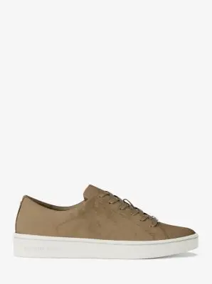 MK Sneaker Keaton in pelle scamosciata - Naturale - Michael Kors miniatura 2