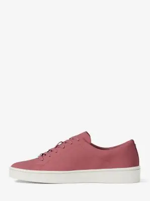 MK Sneaker Keaton in pelle scamosciata - Rosso - Michael Kors miniatura 3