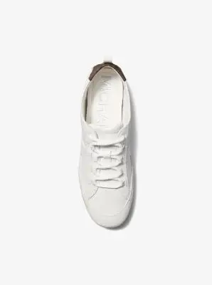 MK Sneaker Keel in pelle - Bianco - Michael Kors miniatura 2
