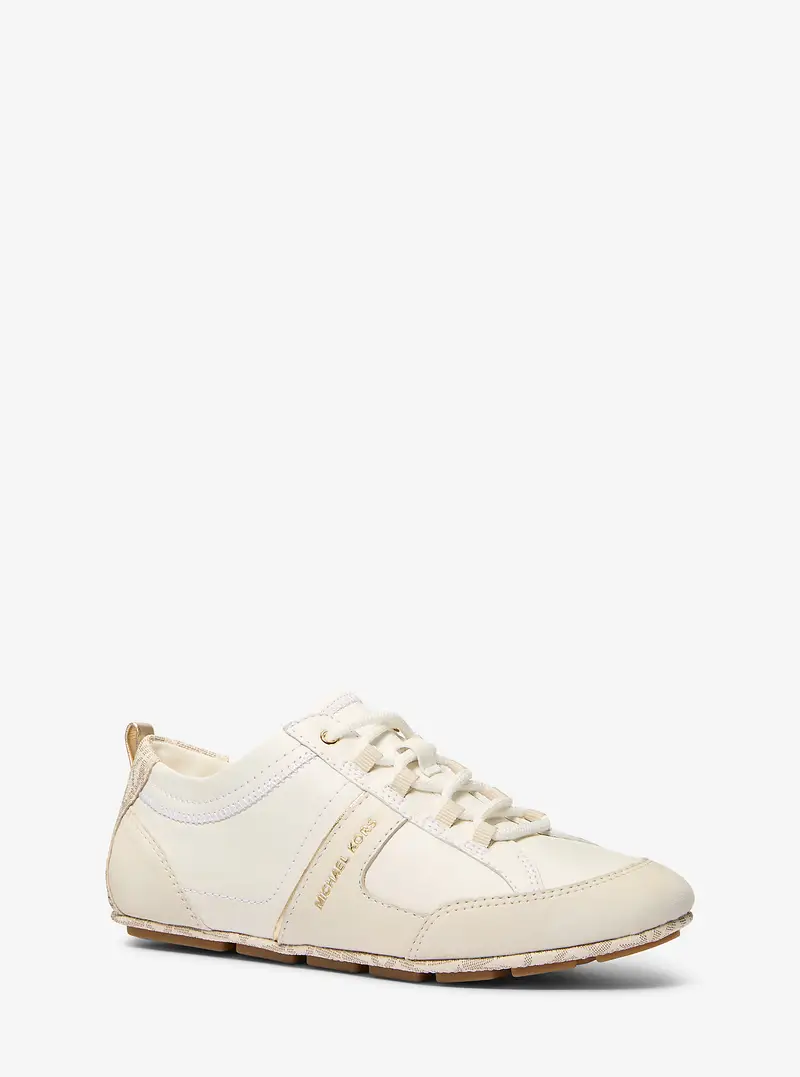 MK Sneaker Keel in pelle - Naturale - Michael Kors