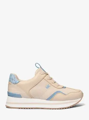 MK Sneaker Raina in materiale misto - Blu - Michael Kors miniatura 2