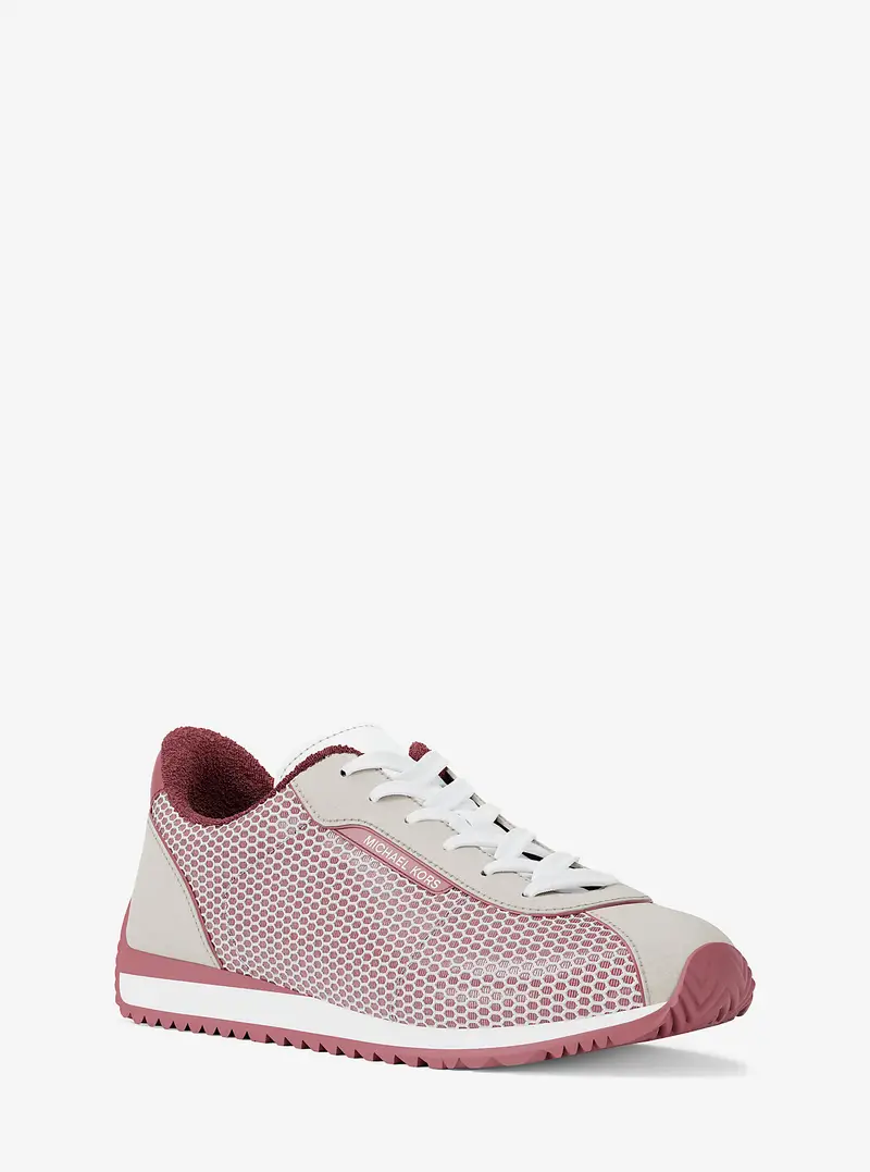 MK Sneaker Rhodes in materiale misto - Rosa - Michael Kors