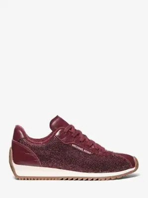 MK Sneaker Rhodes in pelle - Rosso - Michael Kors miniatura 2
