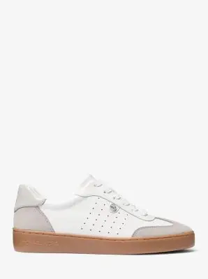 MK Sneaker Scotty in pelle - Grigio - Michael Kors miniatura 3