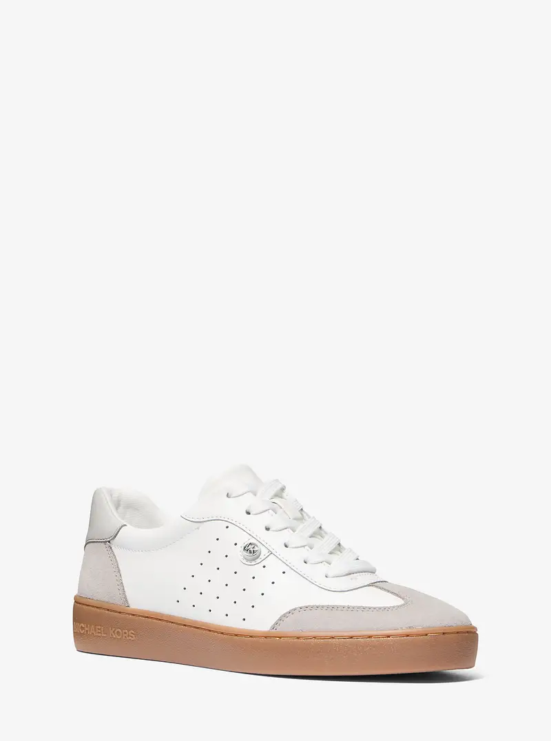 MK Sneaker Scotty in pelle - Grigio - Michael Kors