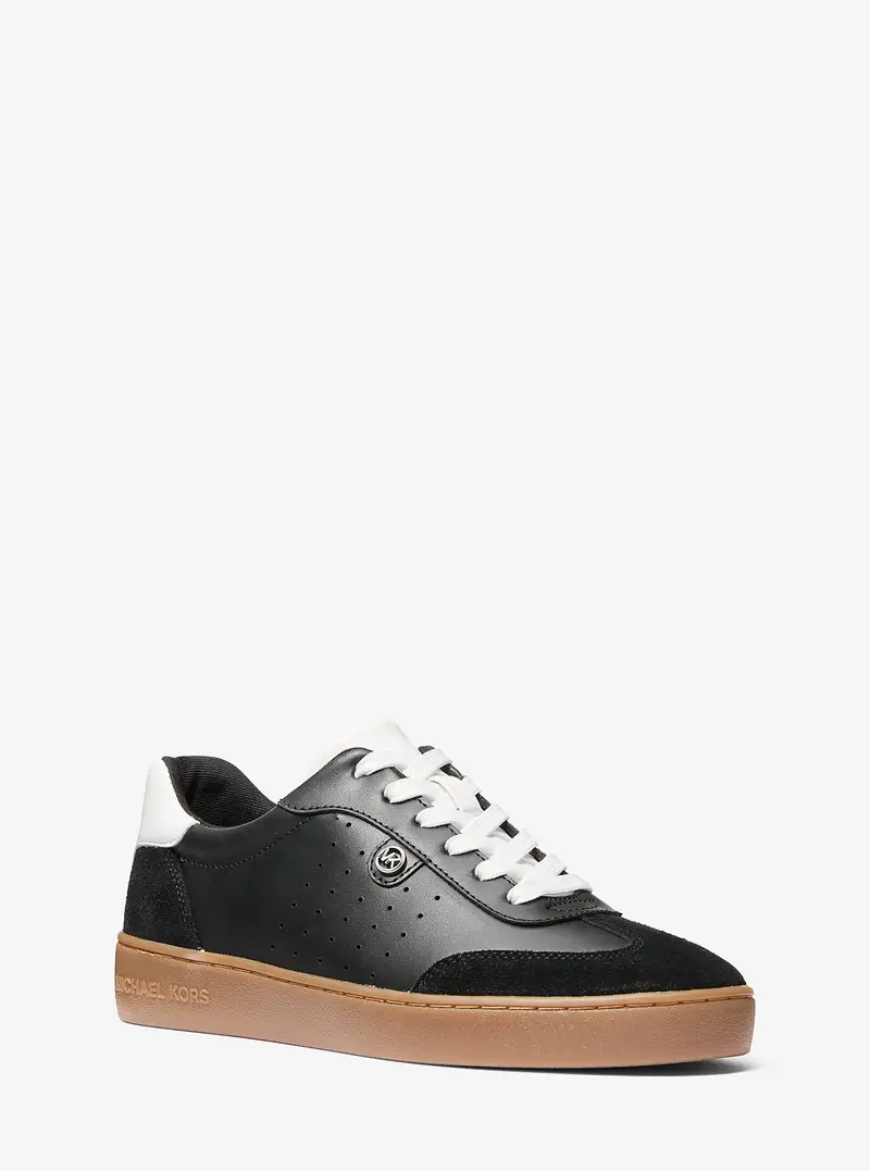MK Sneaker Scotty in pelle - Nero - Michael Kors