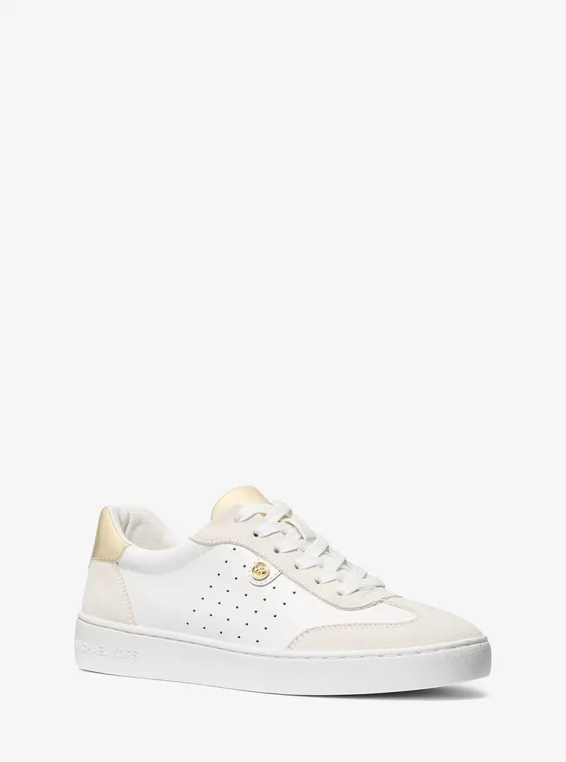 MK Sneaker Scotty in pelle - Oro - Michael Kors