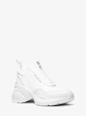 MK Sneaker Zuma in materiale misto - Bianco - Michael Kors miniatura 2